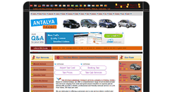 Desktop Screenshot of antalya-taxi.com